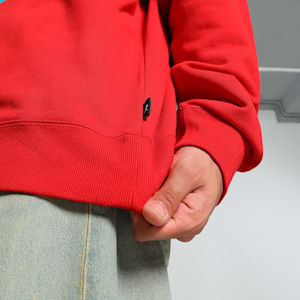 GRAPHICS "Technisch" Men's Relaxed Fit Crew-Neck Sweatshirt, For All Time Red, extralarge-IND